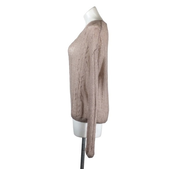 Free People Oversized Angel Pointelle Knit Sweater - Picture 7 of 9